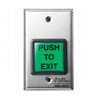 2IN SQ.GREEN ILLUMINATED PUSHBUTTON