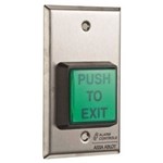 U.L 2" SQ GREEN ILLUMINATED PUSHBUTTON