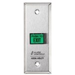 NARROW ILLUMINATED EXIT BUTTON