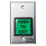 2IN SQ.GREEN ILLUMINATED PUSHBUTTON